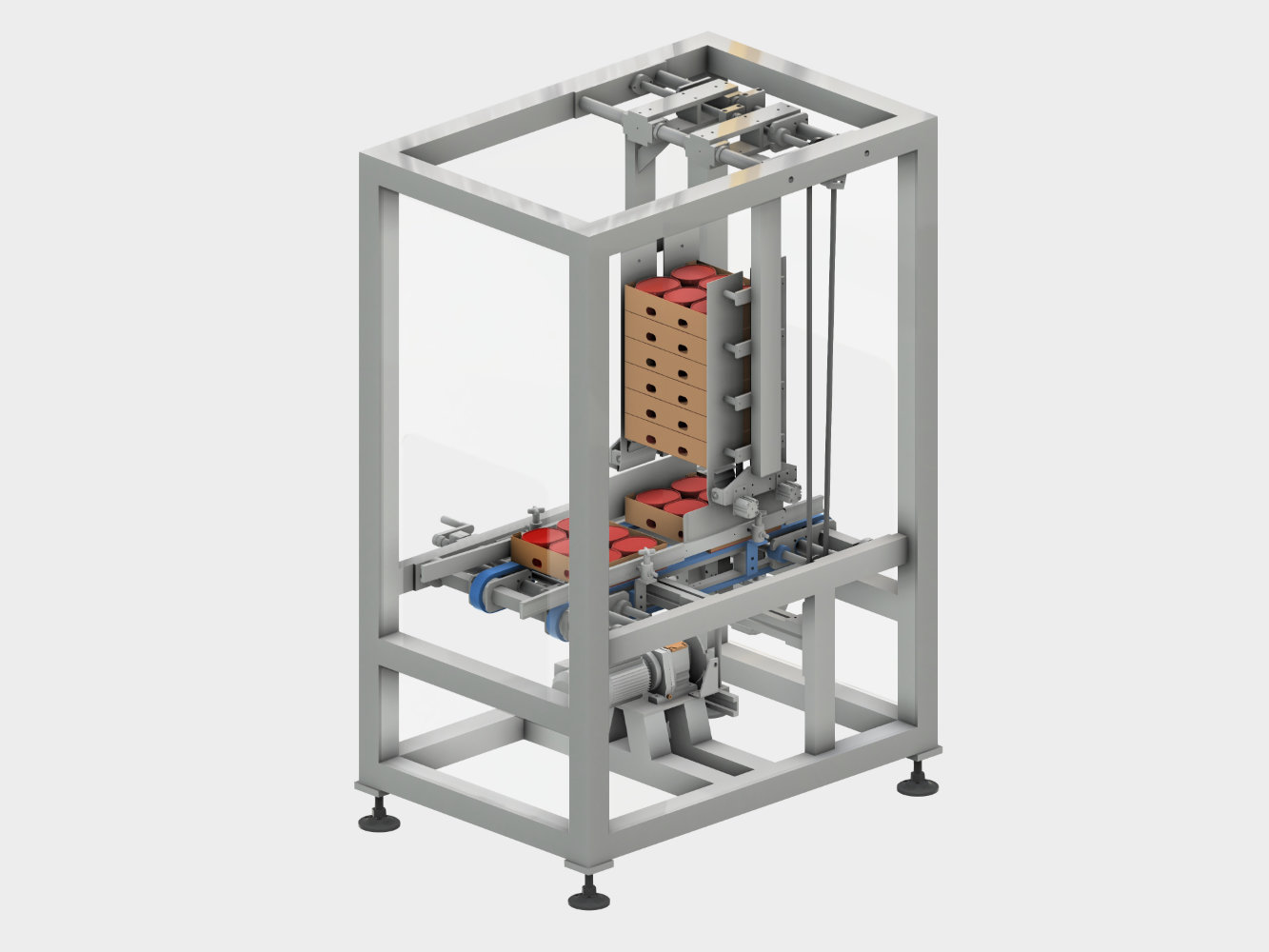 Intelligent conveying systems Wächter Packautomatik